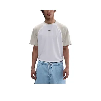 Nike Dri Fit T Shirt Men's White/Light Bone/Black