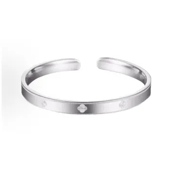 Hui Xuan Charm 999 Fine Silver Bangles Women's