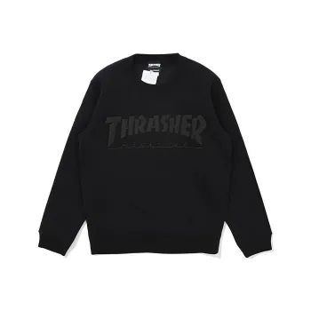 Thrasher Crew Neck Regular Sweatshirt Japan Version Unisex Black