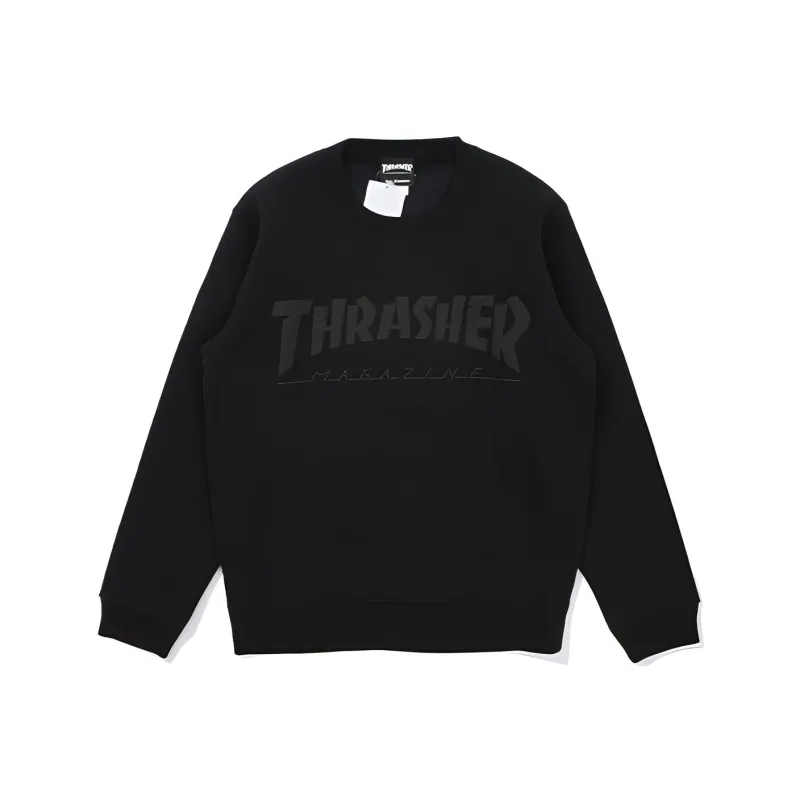 Thrasher Crew Neck Regular Sweatshirt Japan Version Unisex Black-0