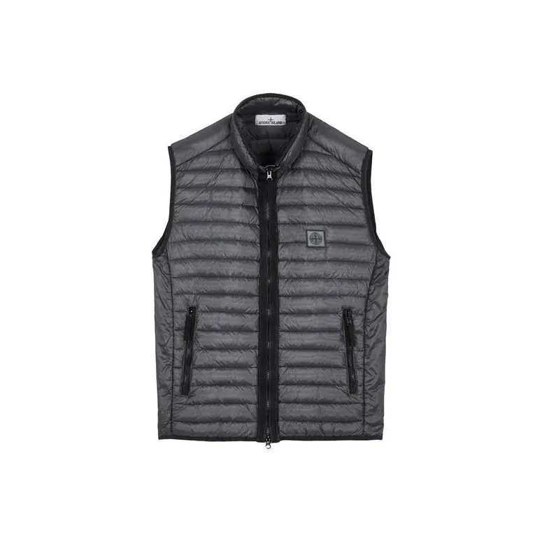 STONE ISLAND Vests Men Black-0