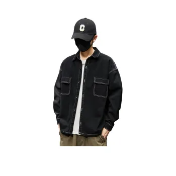 Tonlion Denim Jacket Men's Black