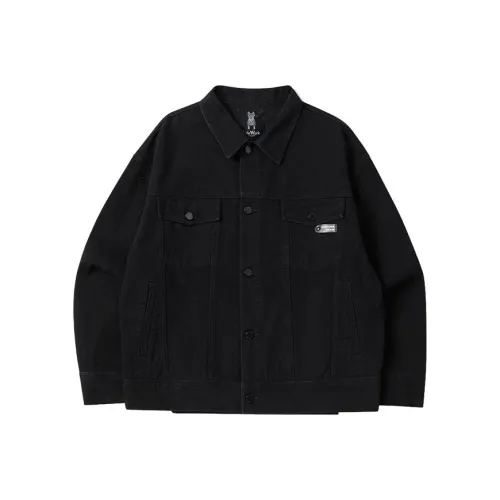 LIFEWORK HIDEAWAY FW23 Denim Jacket Unisex Black