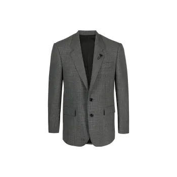 LARDINI Check pattern Notched lapels Blazer