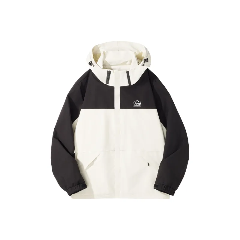 Jeep Windbreaker Jacket Trench Coat Unisex-0