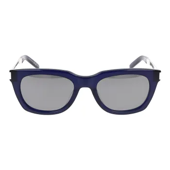 SAINT LAURENT Square Frame Recycled Acetate Sunglasses