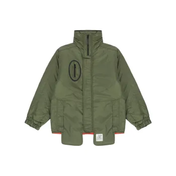 New Balance x Salehe Bembury Solid Color Stand Collar Puffer Jacket Unisex Olive Green
