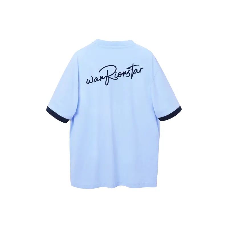 Warrior T Shirt Unisex White & Black-5