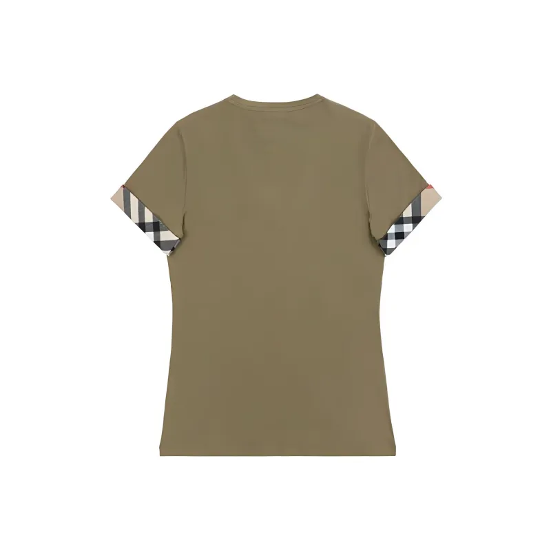 Burberry T Shirts Women's Green-1