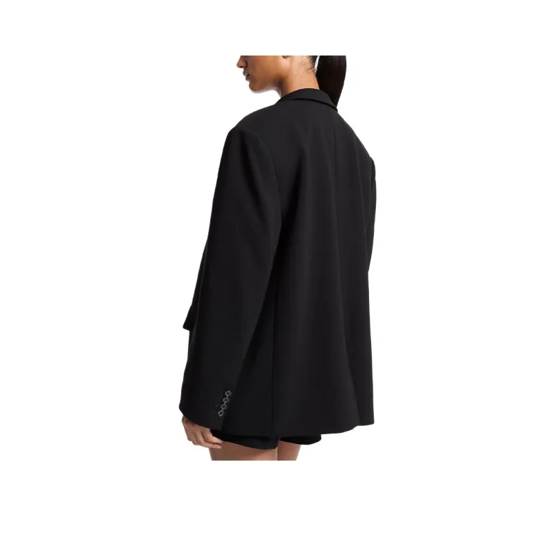 MICHAEL KORS Oversized Crepe Blazer-4