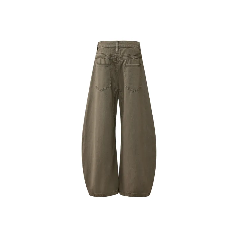 Wen Shan Jeans Women's Coffee Pants-1