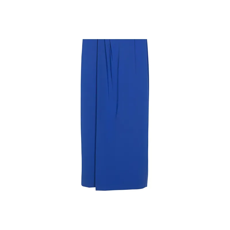 Patrizia Pepe Notched lapel Midi Dress-3
