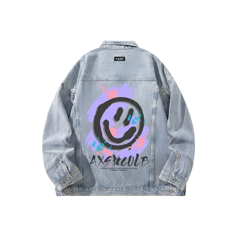 A.X.S.K Denim Jackets Unisex-6
