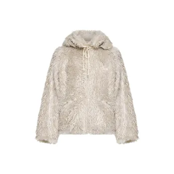 MARNI Shaggy Faux Fur Lined Hooded Jacket