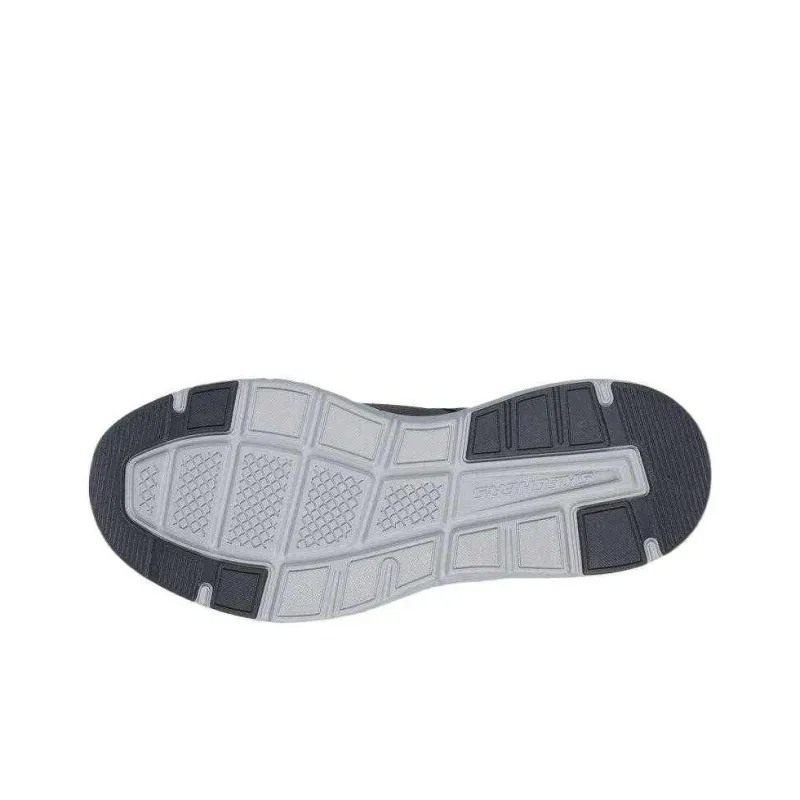 Skechers Relaxed Fit Low Top Casual Shoes Men's Gray-4