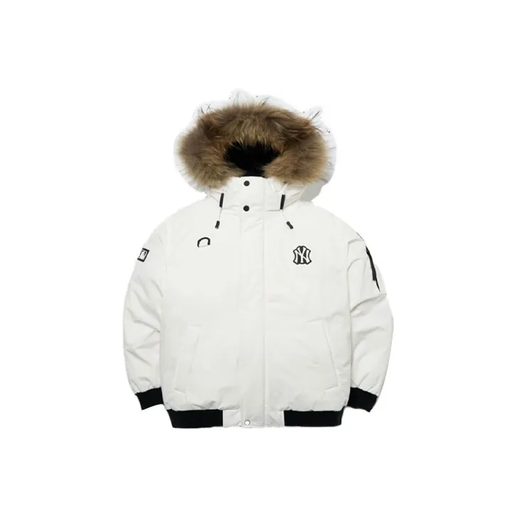 MLB New York Yankees Down Jackets Unisex White-0