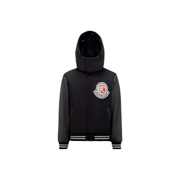Ice Cream X Moncler X BBC ICECREAM Co-branded Series Jackets Unisex Black