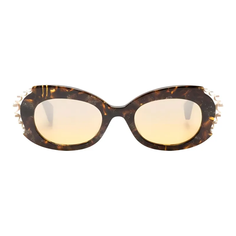 Vivienne Westwood Vivienne Pearl Oval frame Sunglasses-1