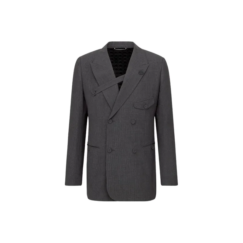 DIOR Business Suits Men Gray-0