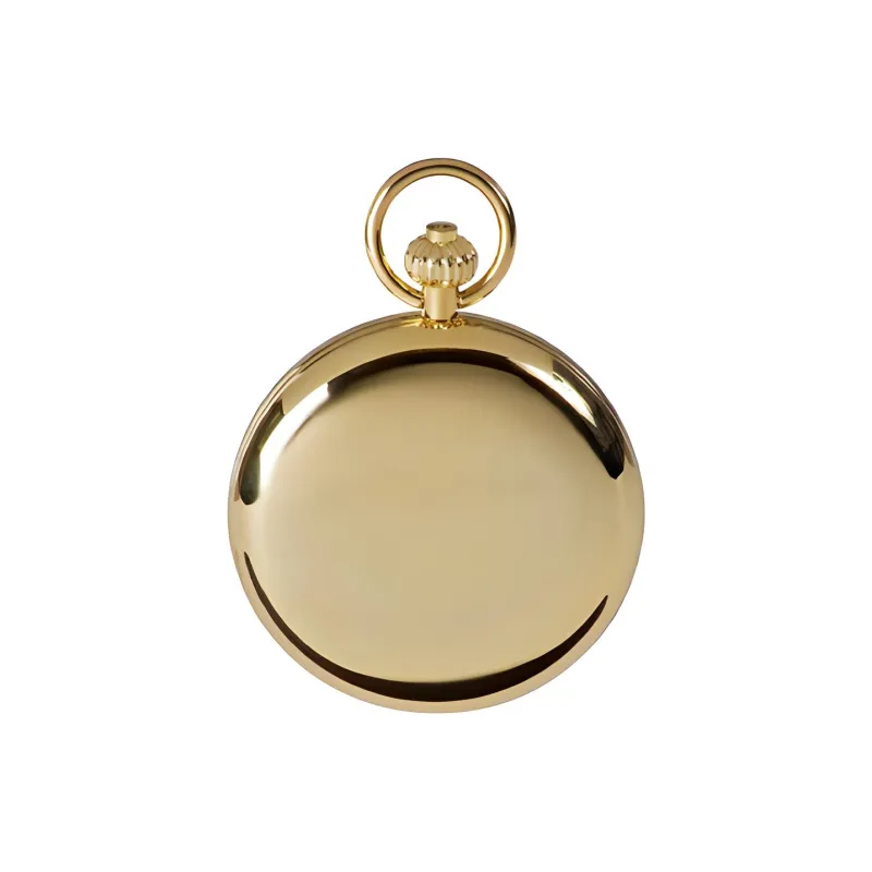 RAPPORT Manual Mechanical Movement Metal Pocket Watch 52mm Unisex Gold-1
