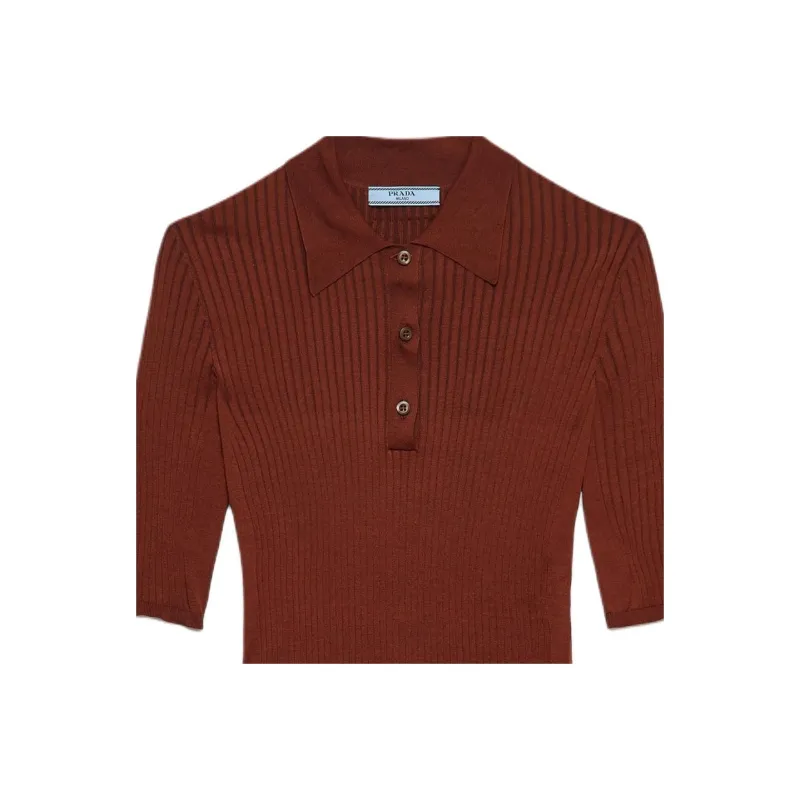 PRADA Cotton Polo Top-6