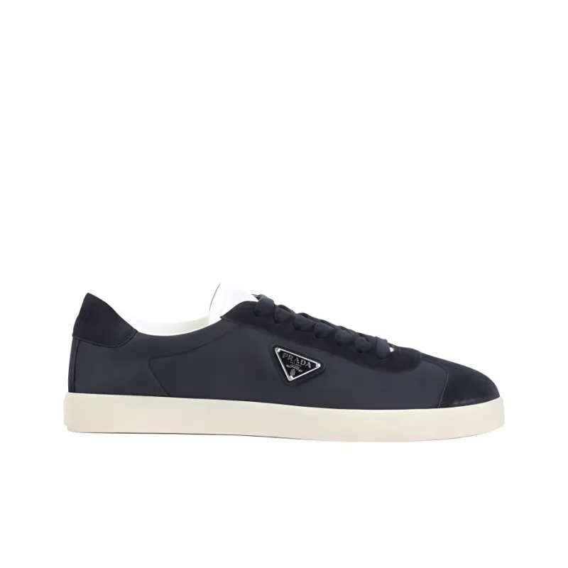 PRADA Low-Top Skateboard Shoes Men's Dark Blue-1