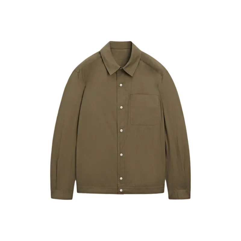 Massimo Dutti Jackets Coats Men's Khaki Green-0
