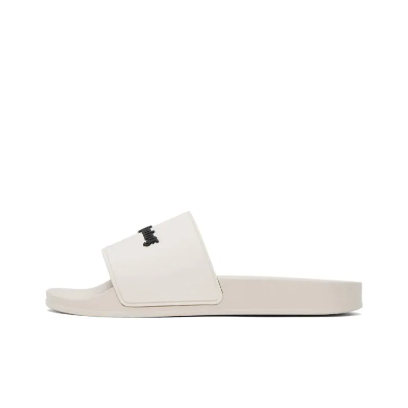 PALM ANGELS Slide Slippers Men's White-0