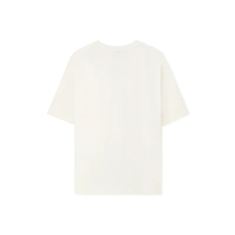 Skechers Sportlife T Shirt Unisex Marshmallow White-1