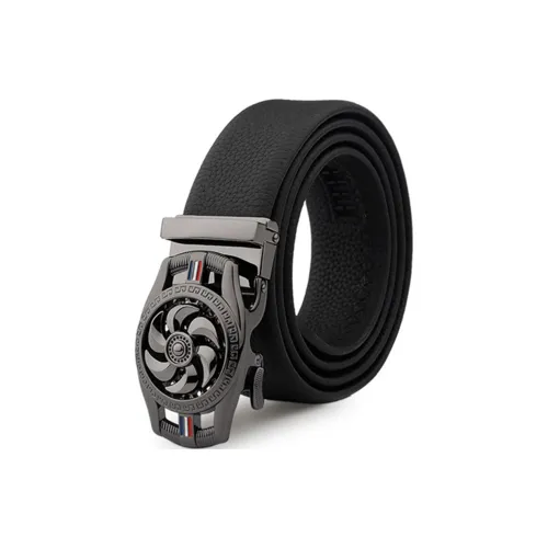VINEY Cow Leather Belts Men's Width 4CM