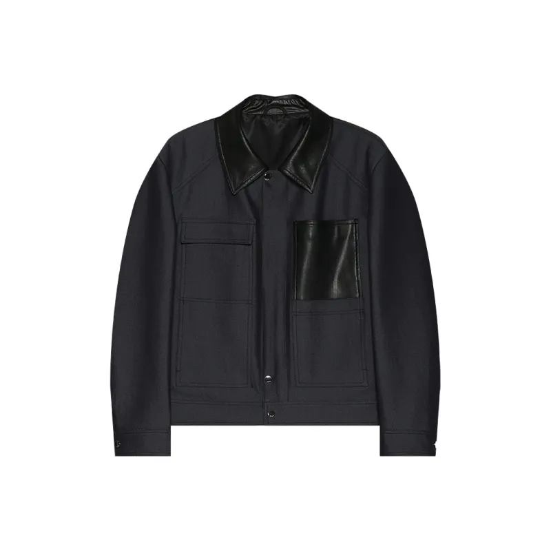 W2 Jackets Coats Men's Denim Blue-0