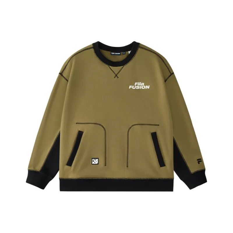 FILA FUSION WORKWEAR Sweatshirt Men's Olive Army Green-0