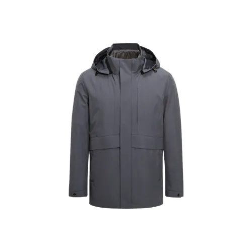 DANIEL HECHTER Down Jacket Men's Dark Gray