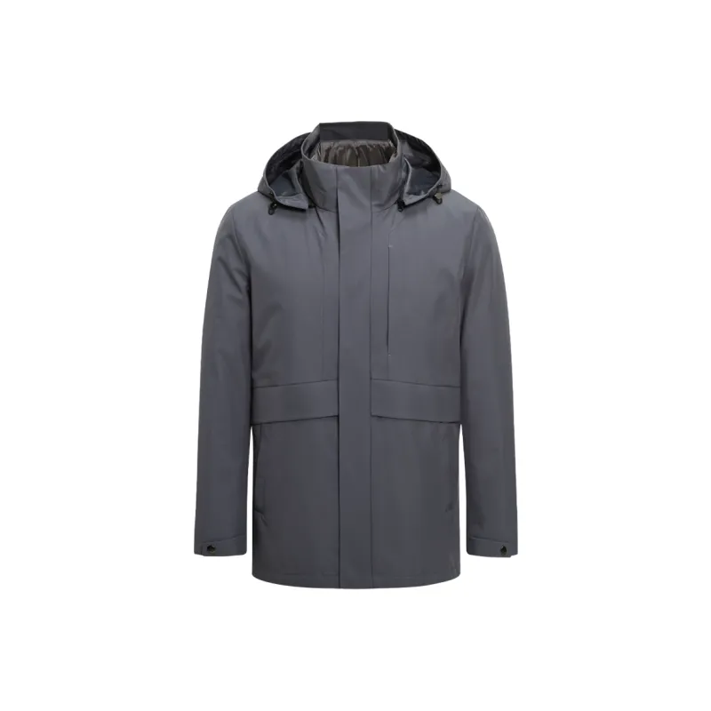 DANIEL HECHTER Down Jacket Men's Dark Gray-0