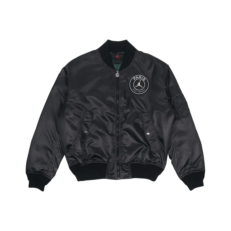 Jordan NIKE Jordan X Paris PSG Puffer Jackets Men Black-0