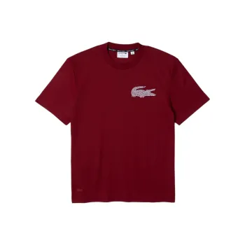 LACOSTE T Shirts Men Red