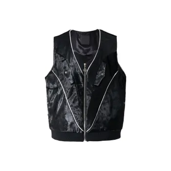 GLACIERBOY Vests Unisex Black