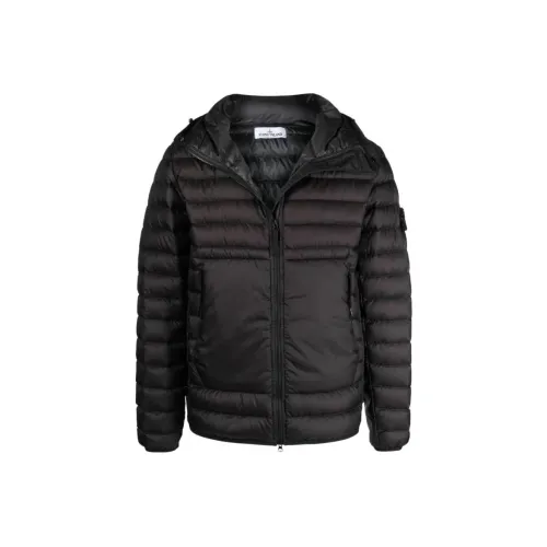 STONE ISLAND Down Jacket Men's Black