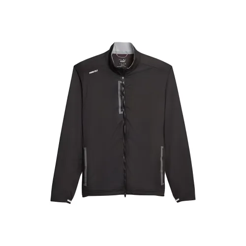 PUMA Golf Channel Softshell Jacket Jackets Coats Men's Black
