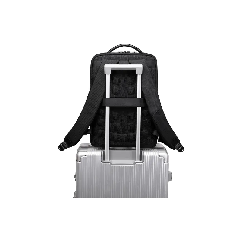Jeep Microfiber Backpack Laptop Bag Regular Men's Black-5