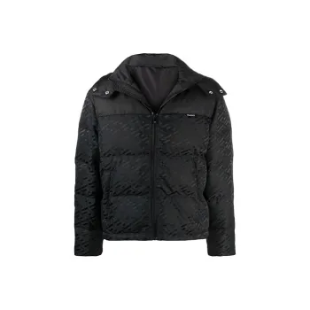 VERSACE Down Jacket Men's Black
