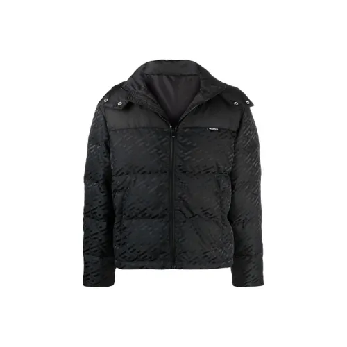 VERSACE Down Jacket Men's Black