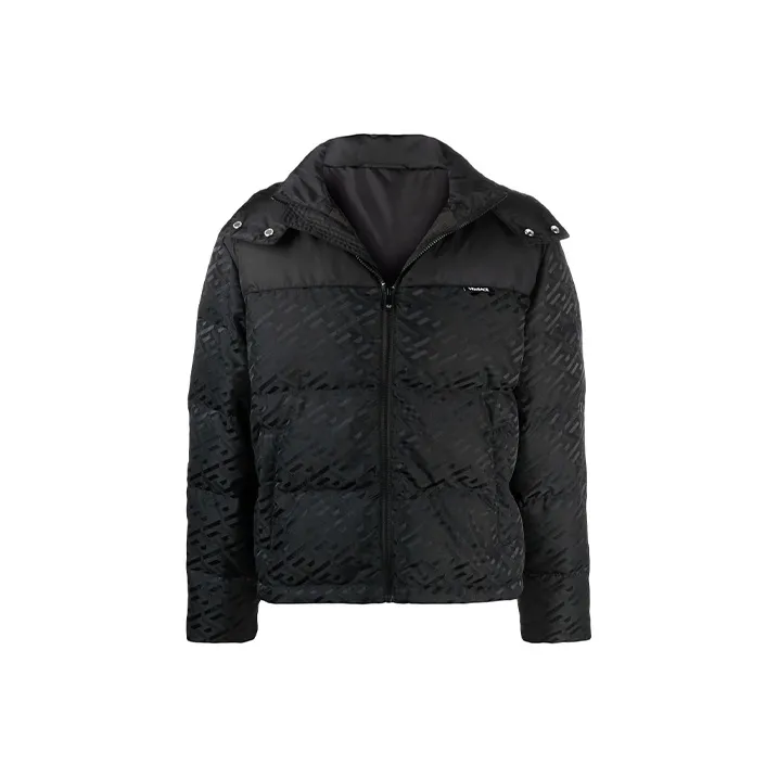 VERSACE Down Jacket Men's Black-0