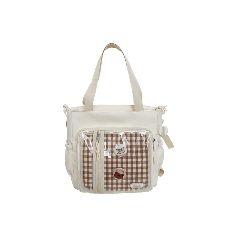 OUZIHUANG Nylon Shoulder Bag Women's Multicolor-10