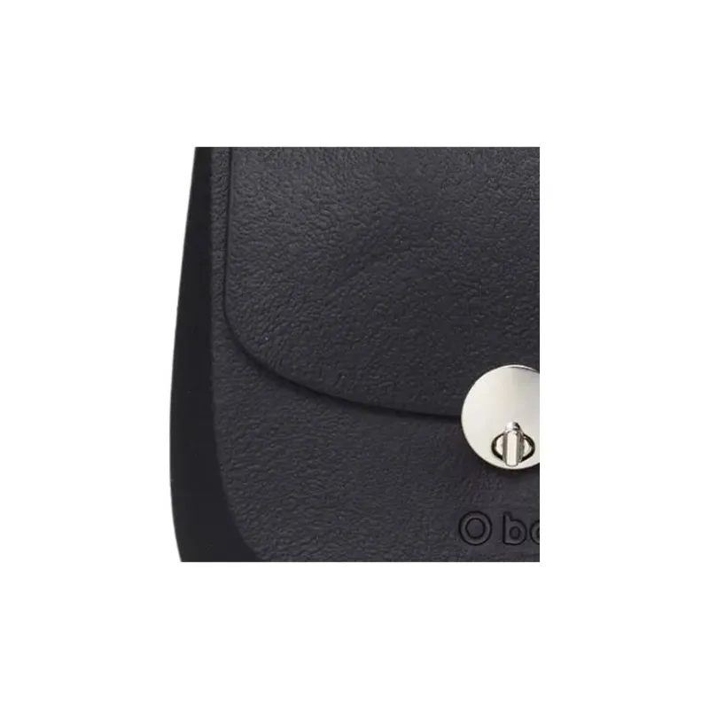 O Bag Thermoplastic Compound One Shoulder Crossbody Clutches Women's Black-3