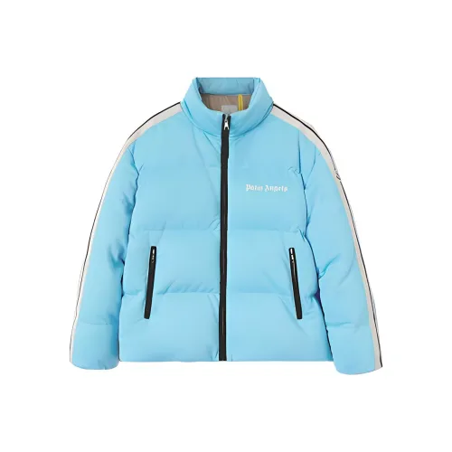 몽클레르 지니어스 MONCLER GENIUS X 손바닥 엔젤 블루 남녀공용 다운 재킷