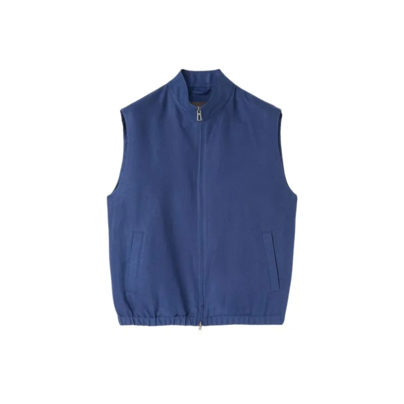 Loro Piana SS24 Vest Men's Sea Blue-0