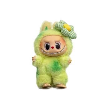[Modified Doll] POP MART TCO Spring Warmth, Cute, Plush Labubu Vinyl Doll Hang Tag Box 16cm