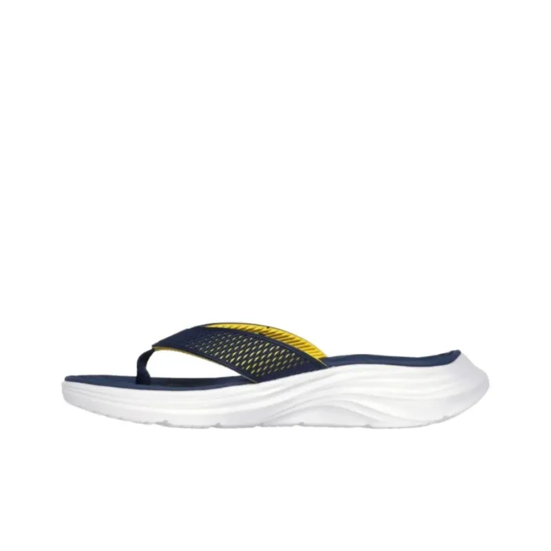 Skechers Vapor Foam Abrasion Resistant Slip Resistant Flip Flops Men's Blue-1