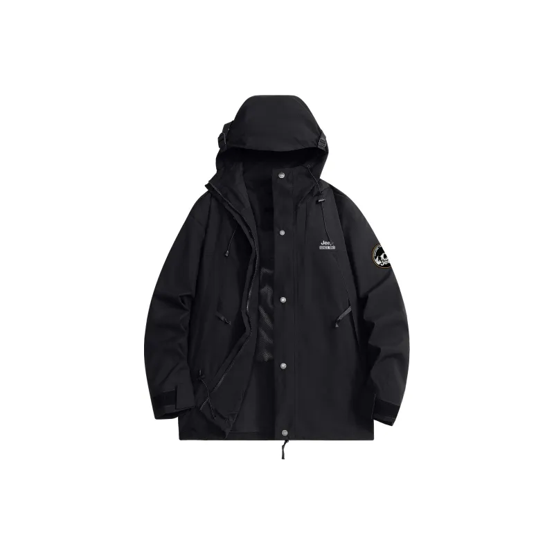 Jeep Waterproof And Windproof Jacket Trench Coat Asia Unisex-2